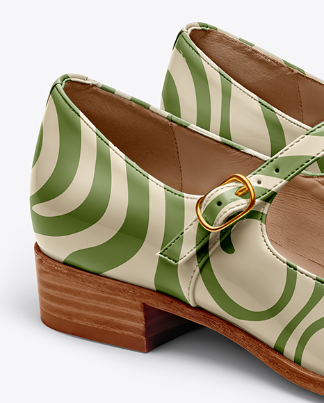 Pair of Mary Janes Mockup