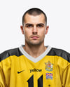 Man Wearing Full Ice Hockey Kit Mockup