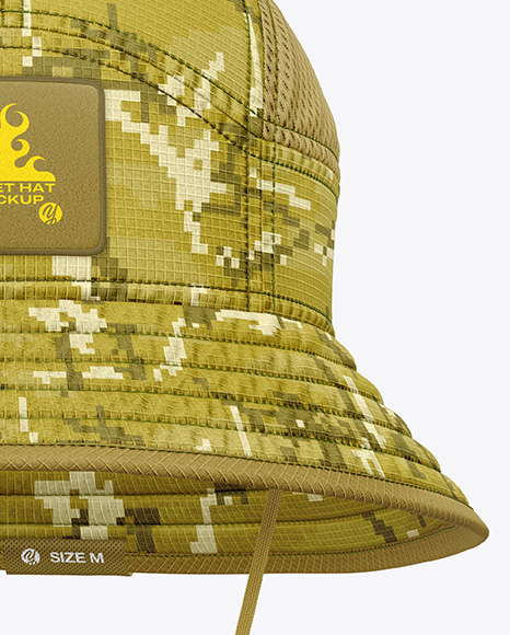 Ripstop Bucket Hat Mockup