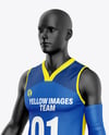 Full Basketball Kit Mockup - Half Side View