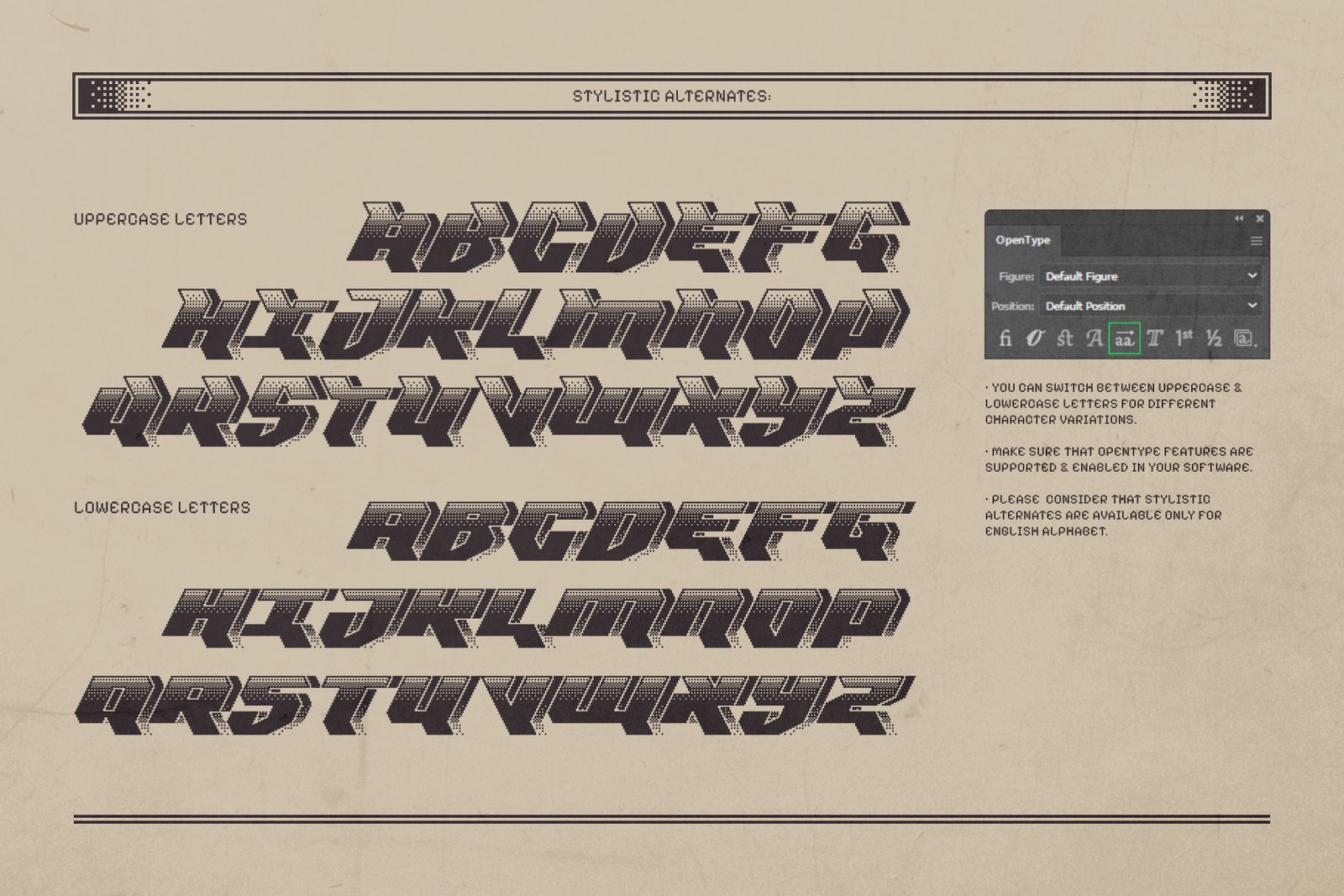 Dither Byte - Vintage Pixel Font
