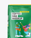 Glossy Coffee Bag Mockup