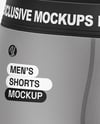 Men's Compression Shorts Mockup
