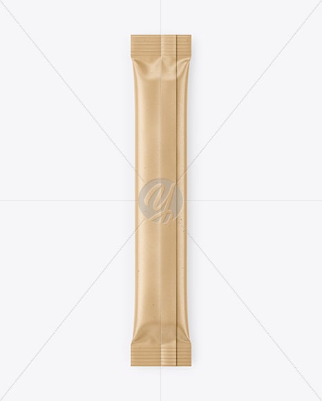 Kraft Stick Sachet Mockup