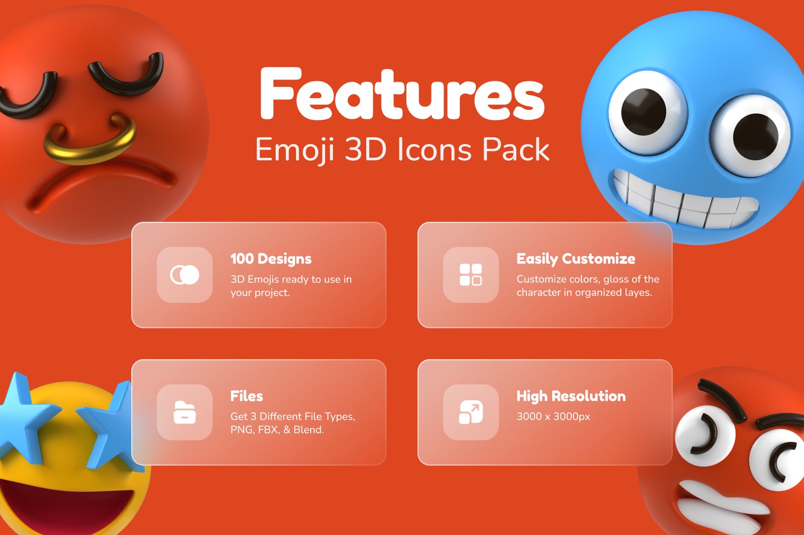 3D Emoji Icons