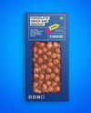 Milk Chocolate Bar with Nuts Mockup