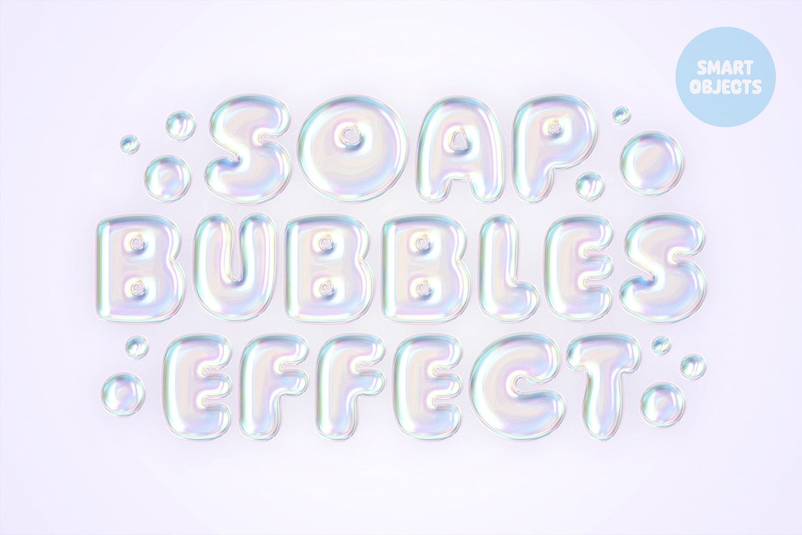 Soap Bubbles Text &amp; Logo Effect