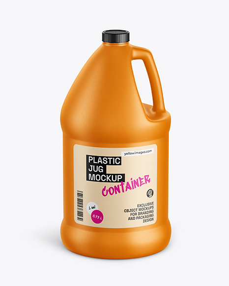 1 Gallon Plastic Jug Mockup