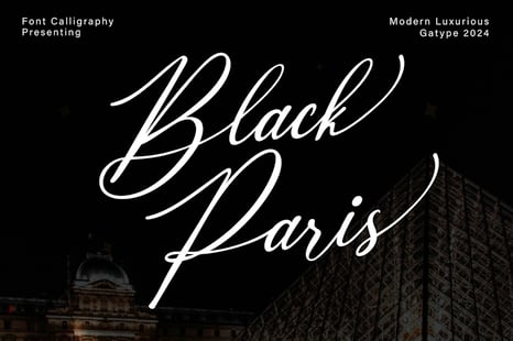 Black Paris Font