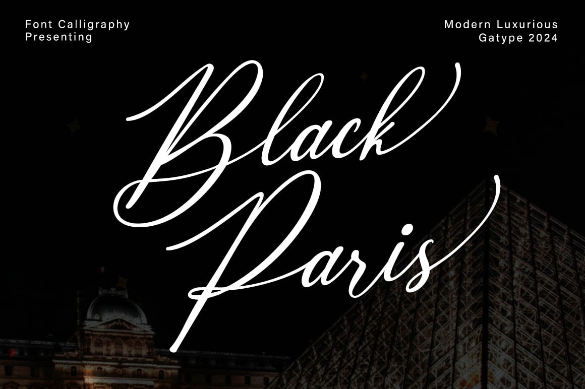 Black Paris Font