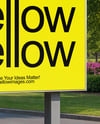 Outdoor Vertical Billboard Mockup