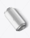 Aluminium Can With Matte Finish Mockup