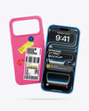 iPhone 17 Pro with Phone Case Mockup