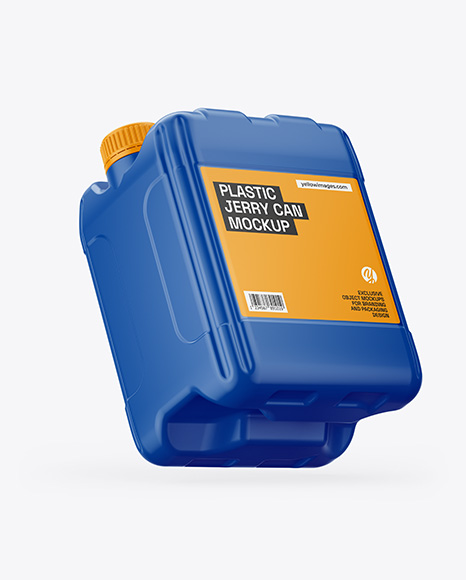 Plastic 5L Jerrycan Mockup