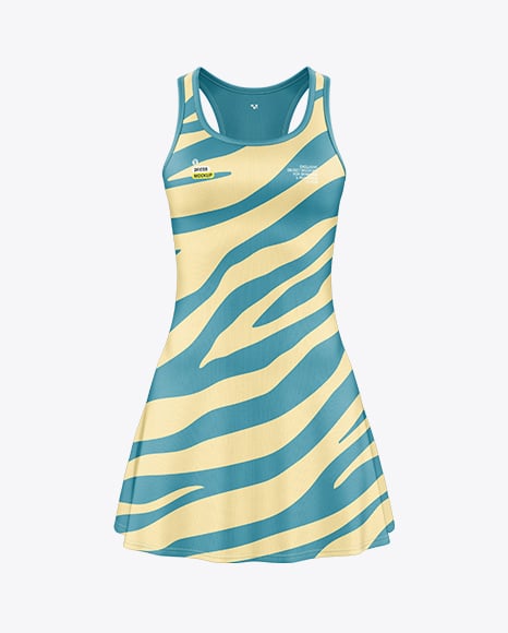 Women's Dress Mockup - Front View
