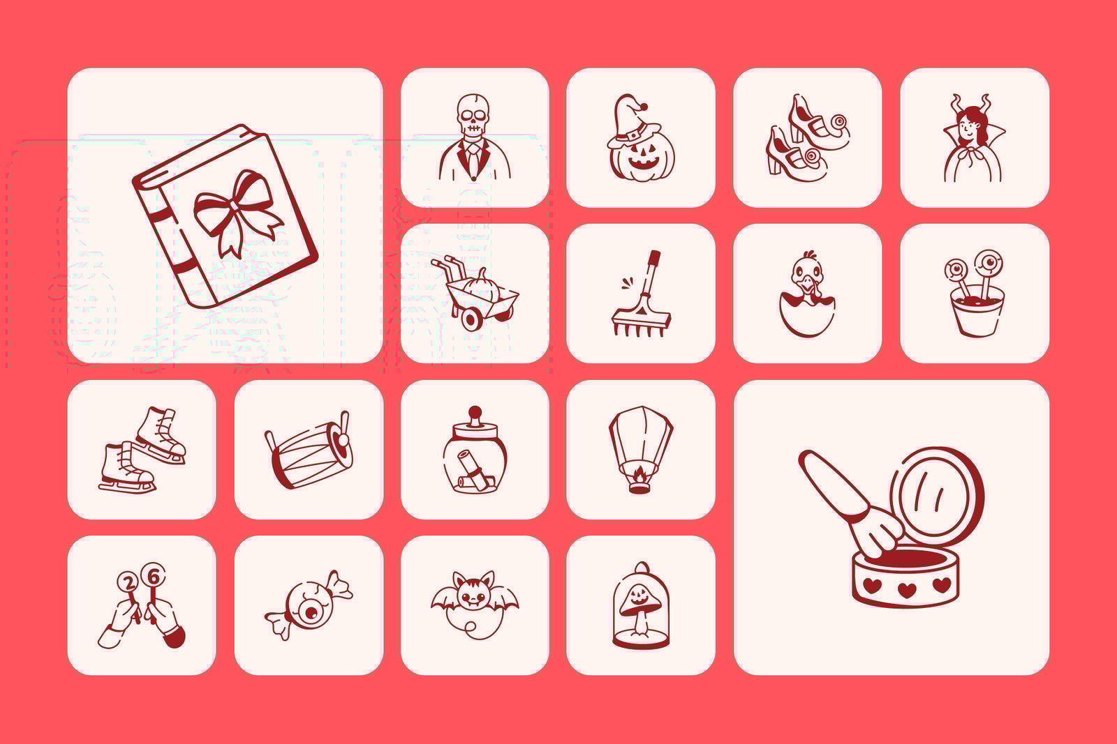 Animated Love and Celebration Icons