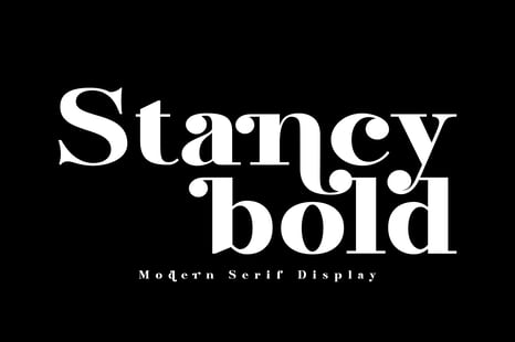 Stancybold Font - Sans serif fonts