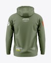 Men's Anorak Windbreaker Jacket Mockup - Back View