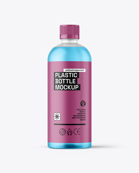 Frosted Cosmetic Bottle Mockup
