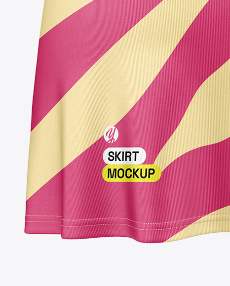 Women's Skirt Mockup - Back View