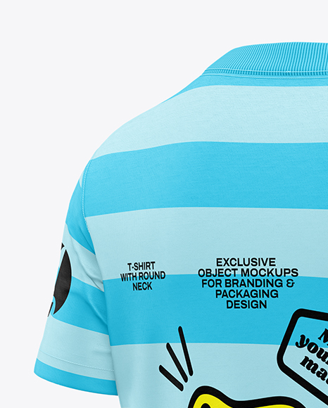 Kids T-Shirt Mockup - Back View