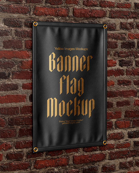 Banner Flag Mockup