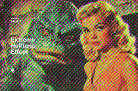 Extreme Halftone Design Effect - Add-Ons