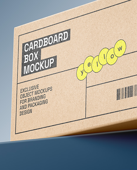 Kraft Paper Box Mockup