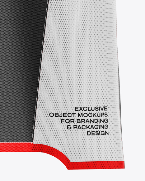 Basketball Shorts Mockup - Back Half Side View