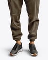 Man Wearing an Oversize T-shirt and Pants Mockup