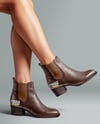 Chelsea Boots on Woman's Legs Mockup