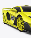Sport Car Mockup - Front Half Side View