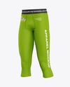 3/4 Men's Leggings Mockup