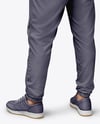 Man Wearing a Sweatshirt and Pants Mockup