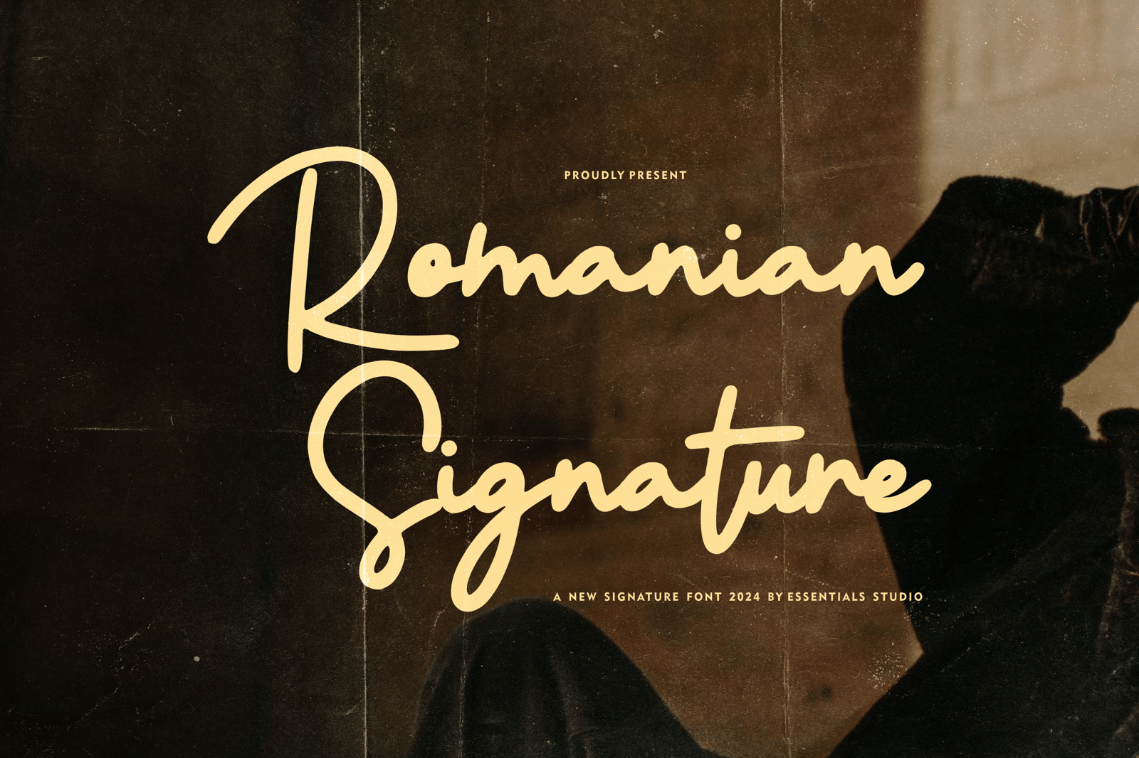 Romanian signature - Elegant Monoline Font