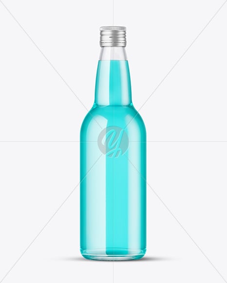 Color Liquid Bottle Mockup