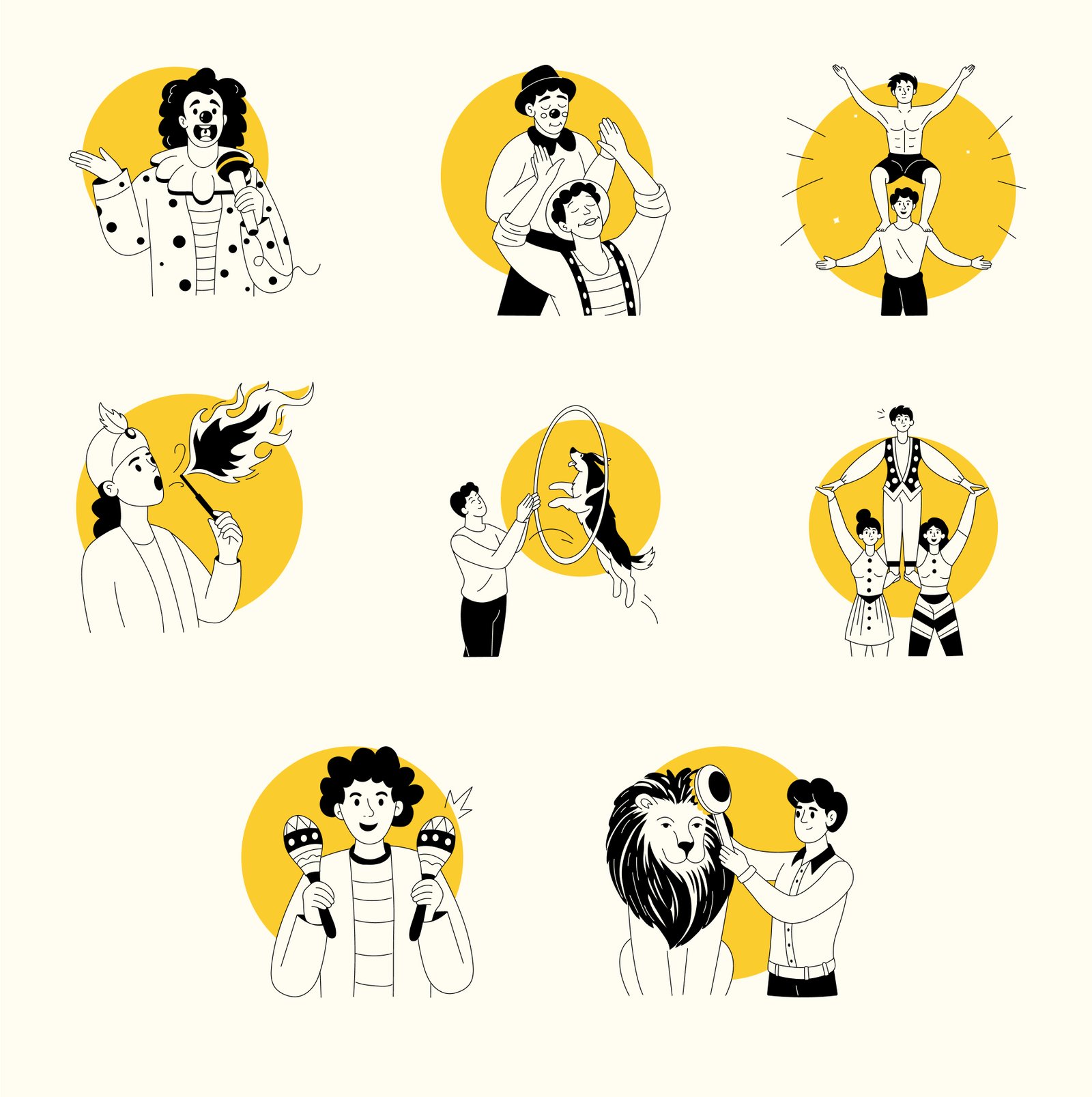 Circus Drawing Art Set