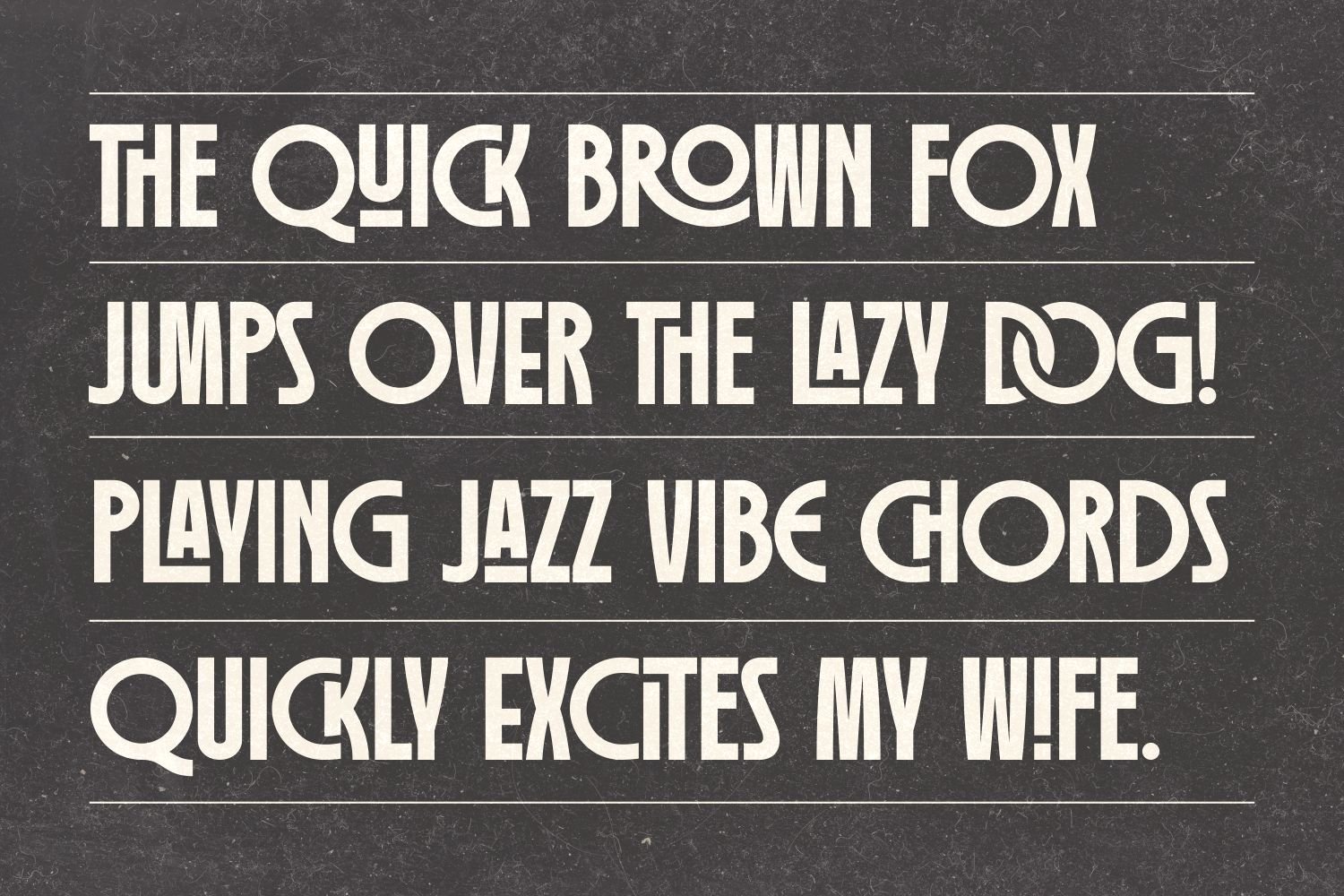 Robinco - Modern Ligature Art Deco Style Font