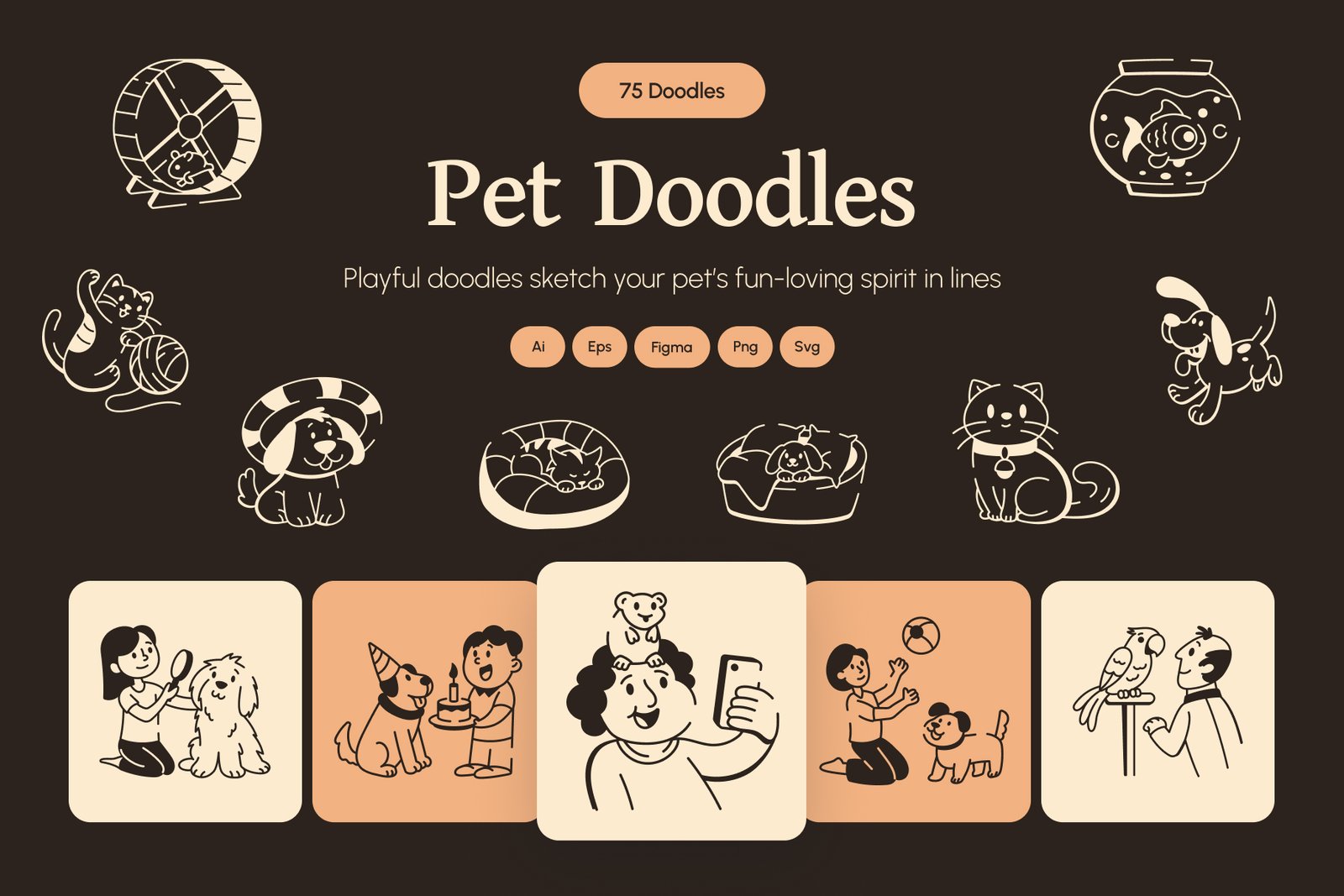 Pet Icon Art Set