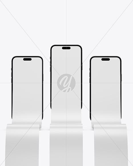Three Long Scrolls Mockup