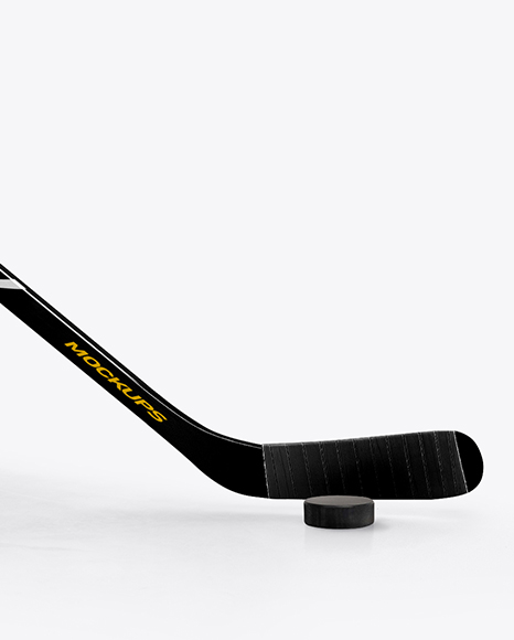 Man Wearing Full Ice Hockey Kit Mockup