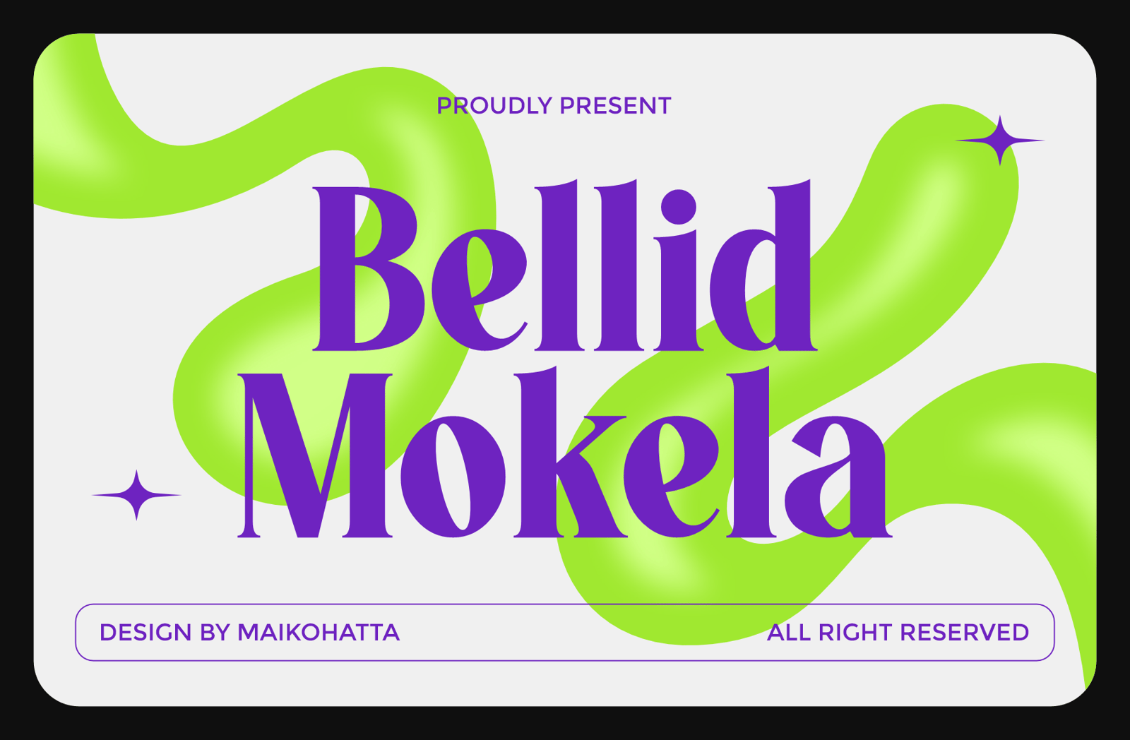 Bellid Mokela - Bold Serif Typeface