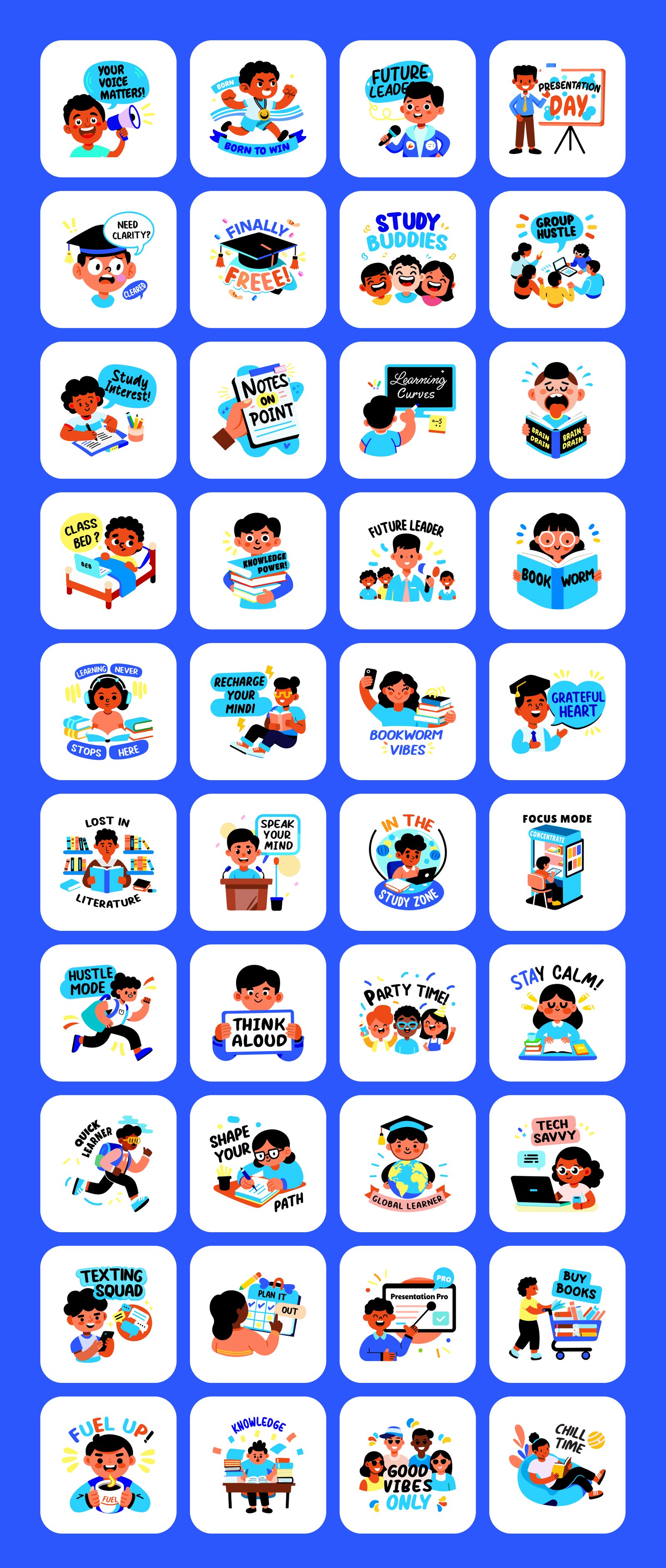 College and University Stickers