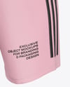 Soccer Shorts Mockup - Back Half Side View