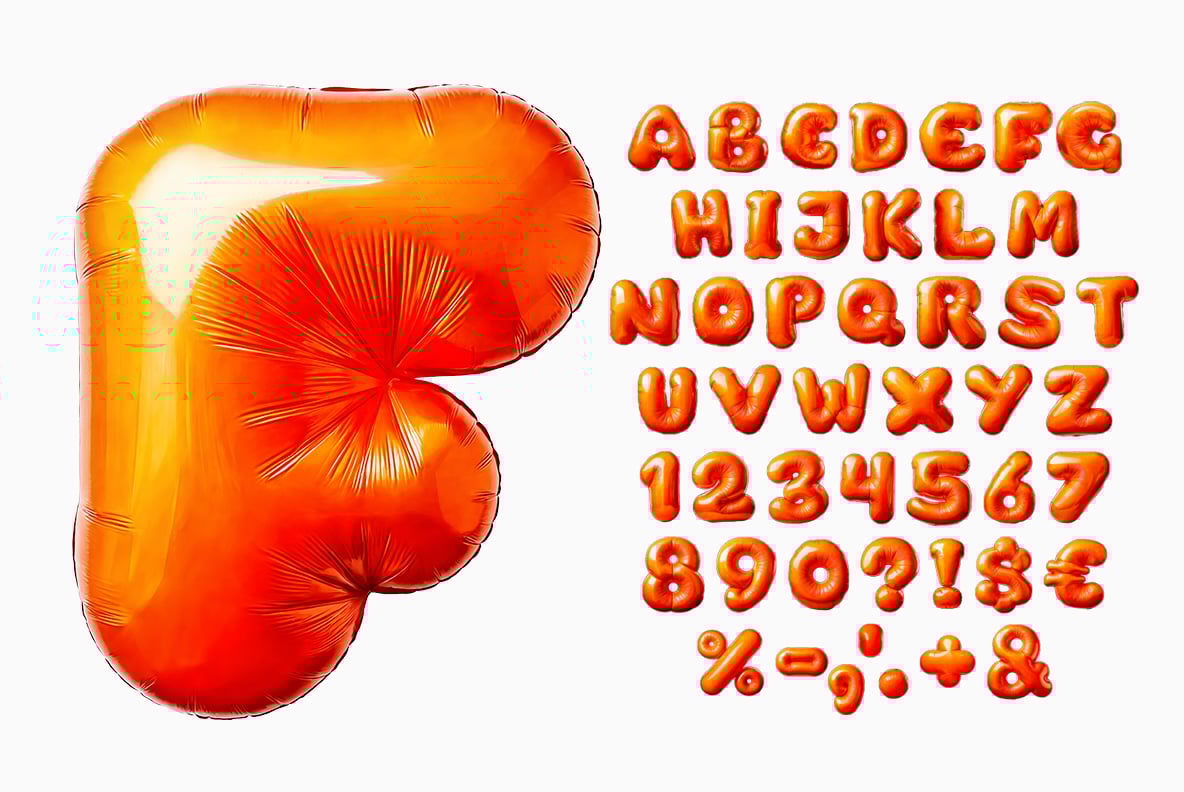 Orange Balloon Font