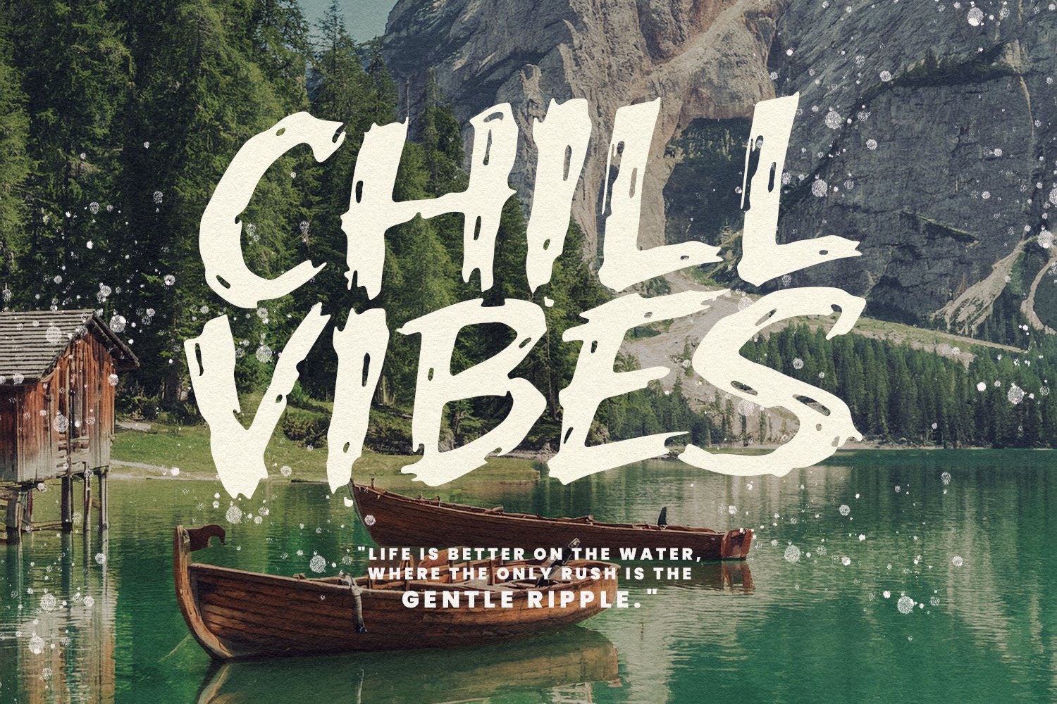 Meliod Larsen Bold Hand Drawn Display Font