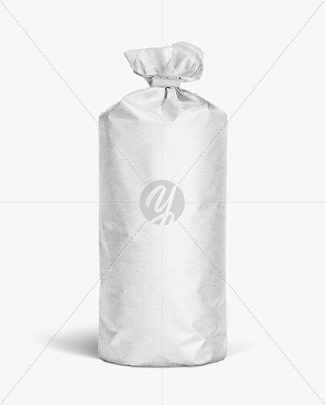 Kraft Round Snack Package Mockup