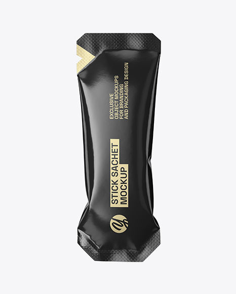 Glossy Stick Sachet Mockup - PSD Mockups