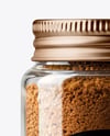 Plastic Jar with Ground Allspice Mockup