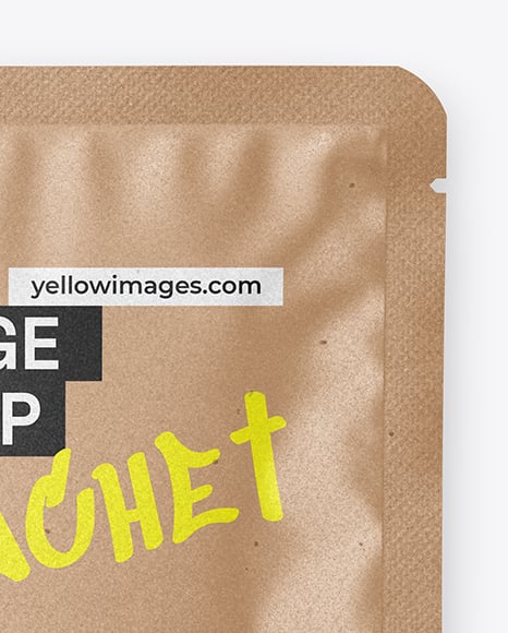 Kraft Sachet Mockup